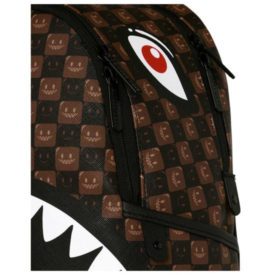 Sprayground Τσάντα πλάτης Sharks In Paris WTF Bubble Brown Check Savage Backpack